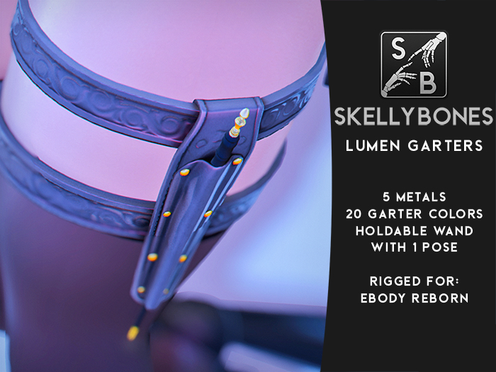 Skellybones -- Lumen Garters For eBody Reborn DEMO
