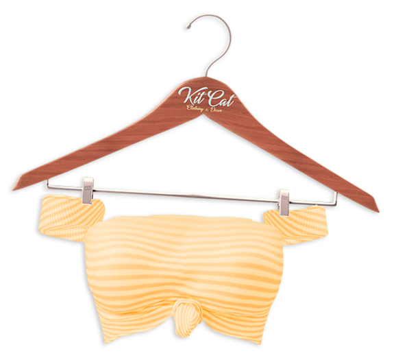 KitCat - HeartSick Tied Tube Top Lemon