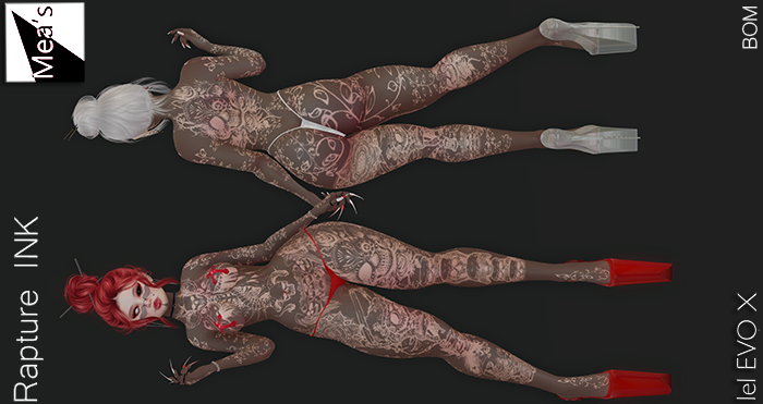 Mea's Rapture INK Full Body Tattoo EVO X