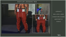 R2A-HU$TLER JOGGERS RED