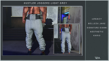 R2A-HU$TLER JOGGERS LIGHT GREY
