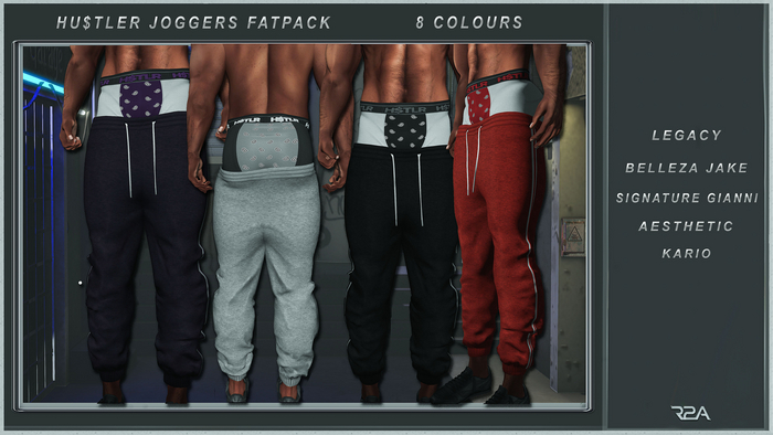 R2A-HU$TLER JOGGERS FATPACK