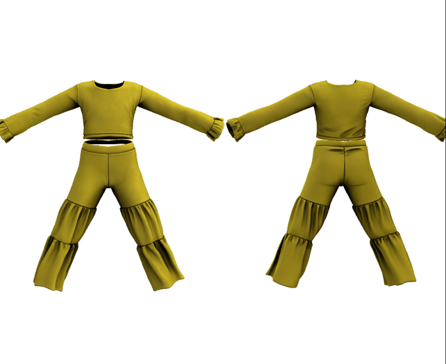 #UNIVERSA - Molly Pants - Yellow - YOUTH