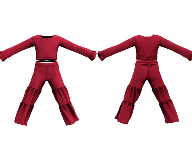 #UNIVERSA - Molly Pants - Red - YOUTH