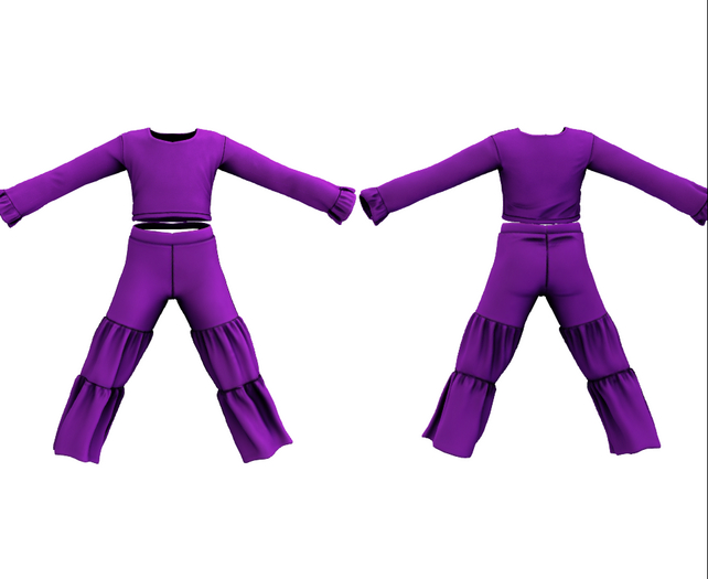 #UNIVERSA - Molly Pants - Purple - YOUTH