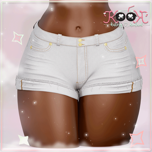 Kutesy Koolaid - Rory Shorts (Snow)