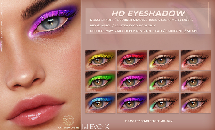 [SYN] Synergy HD Eyeshadow Poway LEL EVOX BOM