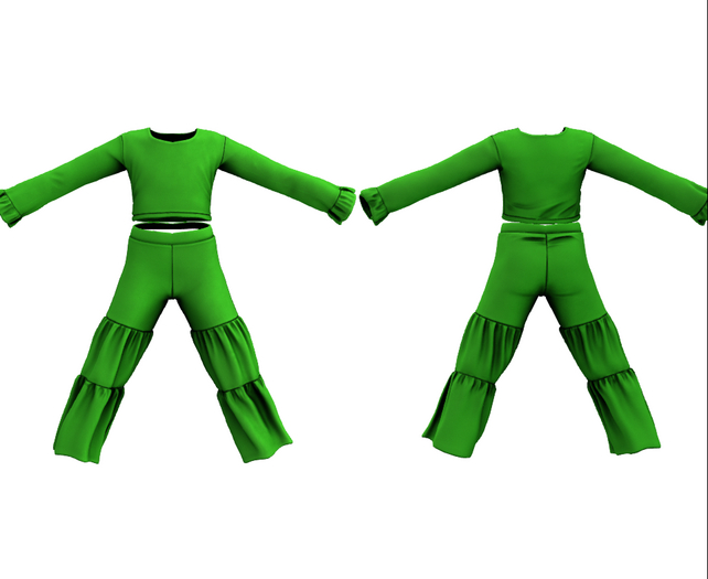 #UNIVERSA - Molly Pants - Green - YOUTH