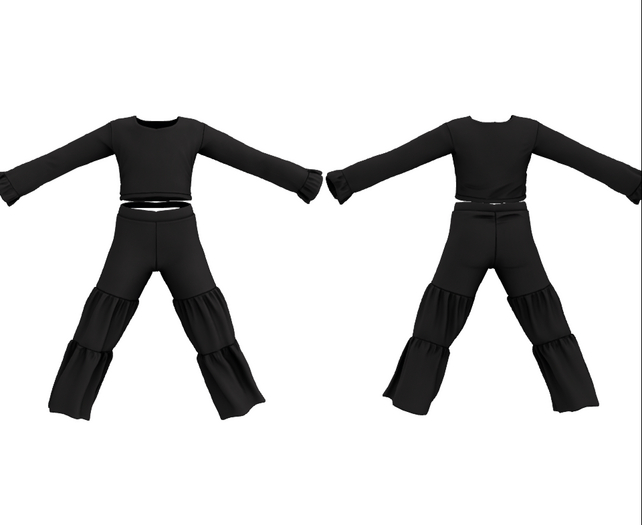 #UNIVERSA - Molly Pants - Black - YOUTH