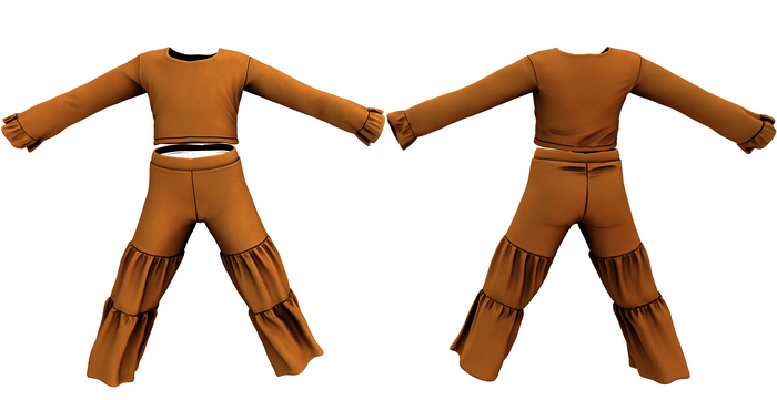#UNIVERSA - Molly Top - Orange - YOUTH