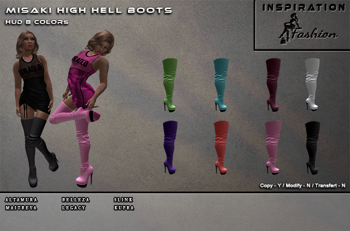 DEMO Misaki High Hell Boots