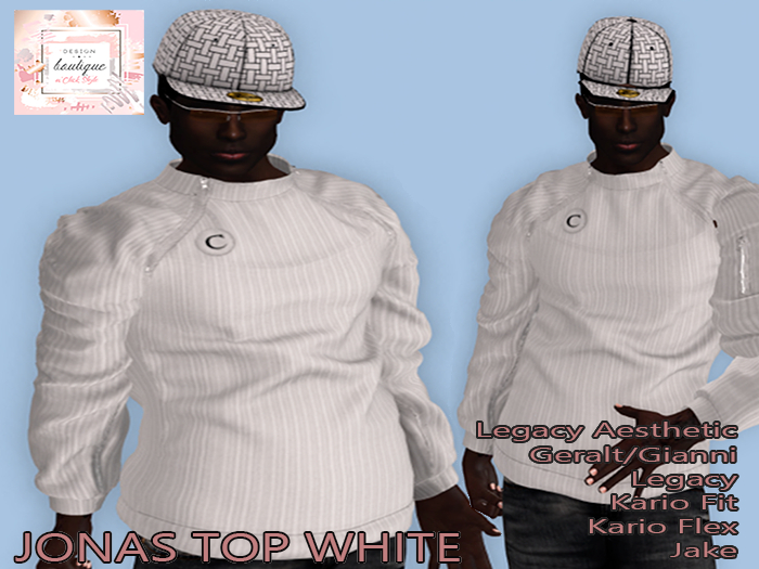 "n'Click Style" JONAS TOP WHITE 