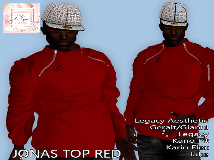 "n'Click Style" JONAS TOP RED 