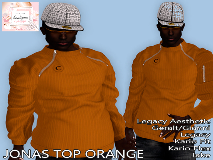"n'Click Style" JONAS TOP ORANGE 