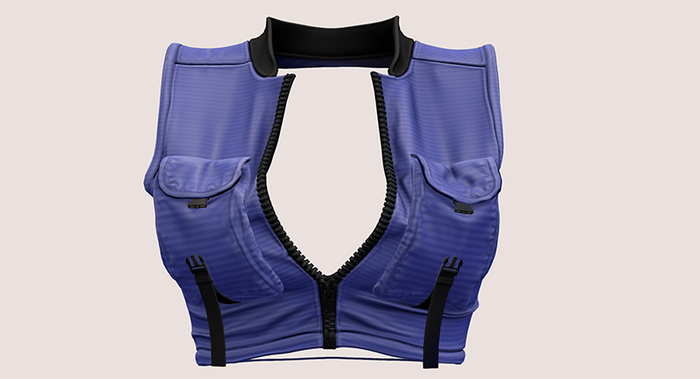 #UNIVERSA - Caresha Top - Blue