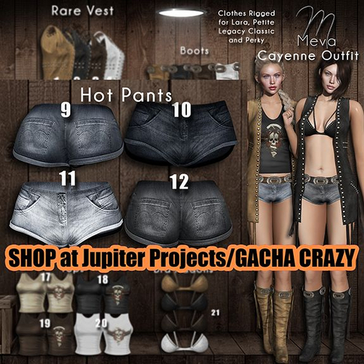 9.Meva Cayenne Pants Denim 1 Box