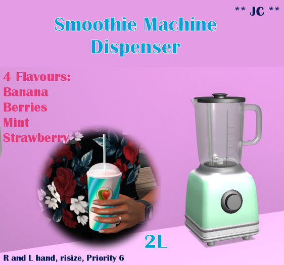 ** JC ** Milkshake Fruit Dispenser Green