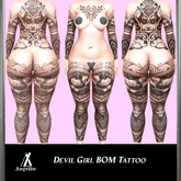 =Angellic= Devil Girl BOM Tattoo