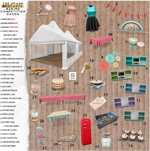 brocante. GBBC gacha / marquee tent RARE