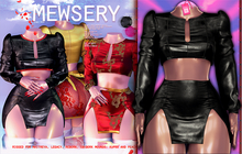 #MEWSERY Sakurai Set{#1 Leather-Noir}