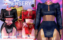 #MEWSERY Sakurai Set{#8 Leather-Navy}