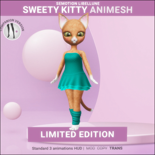 SEmotion Libellune Sweety Kitty Animesh LIMITED