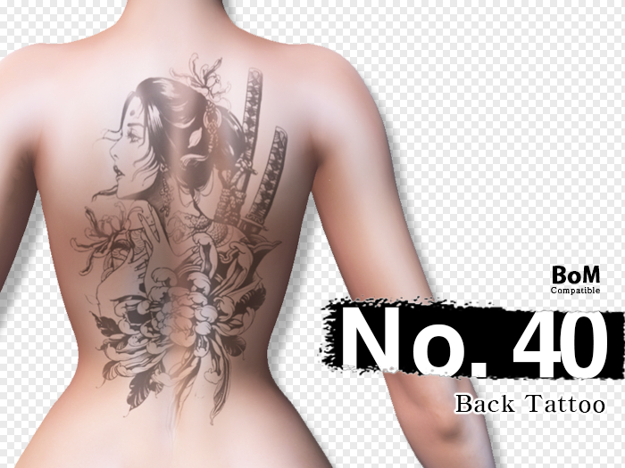 (Back Tattoo) No.40 - BoM