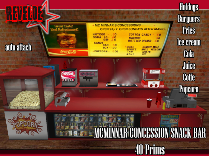 BOX MCMINNAR CONCESSION SNACK BAR