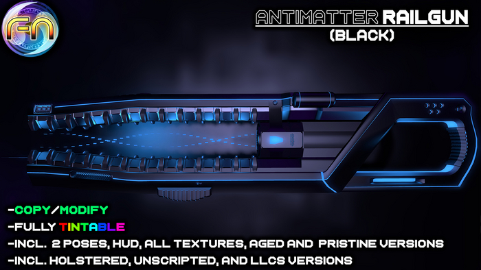[.fn] Antimatter Railgun - Black