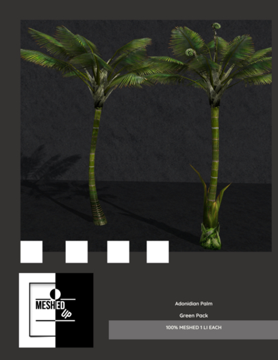 MeshedUp: Adonidian Palm Pack 
