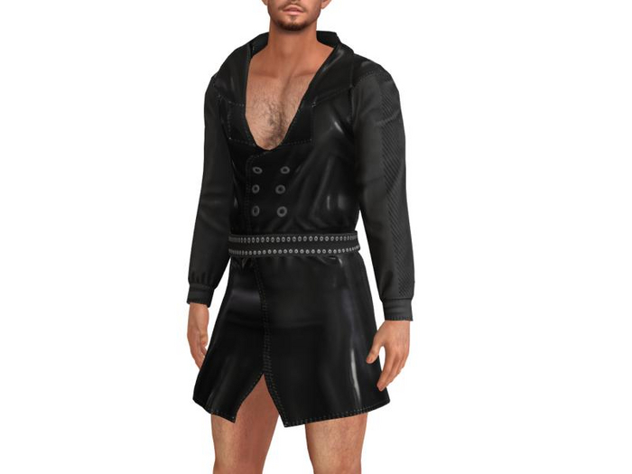 Combi coat Jamie black TwoSided