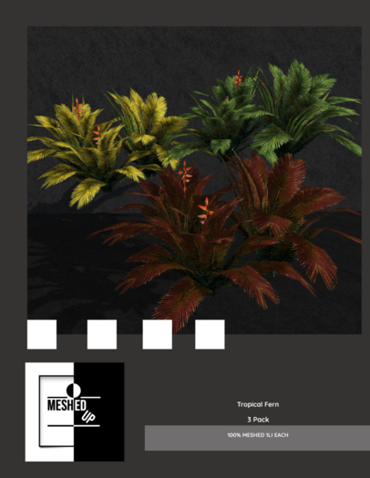MeshedUp: Tropical Fern Pack