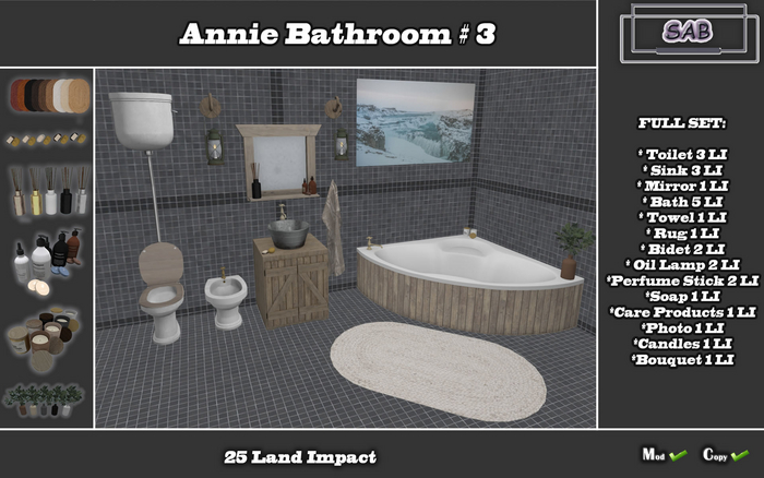 SAB BOX* Annie Bathroom #3