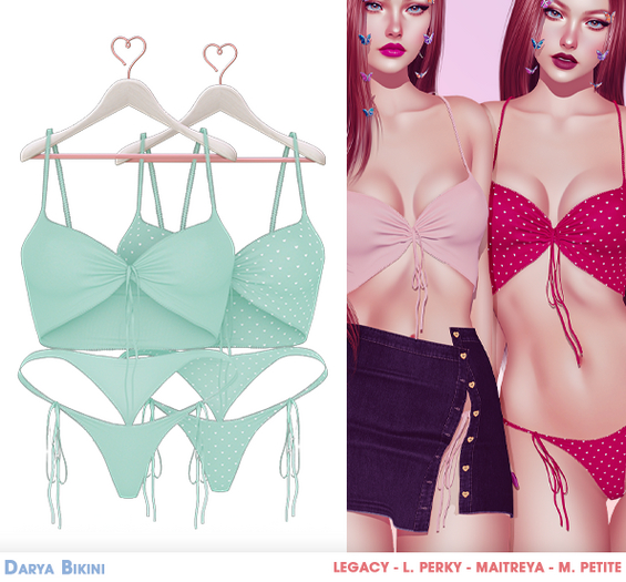 .Safira. Darya Top+Pantie Mint