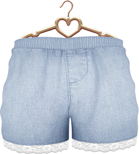 {Lula Belle} Lacey Shorts - DENIM V.2 {boxed}