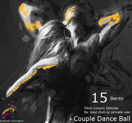 Second Life Marketplace - COUPLE DANCE [WLD] Couple Dance Ball & Couple