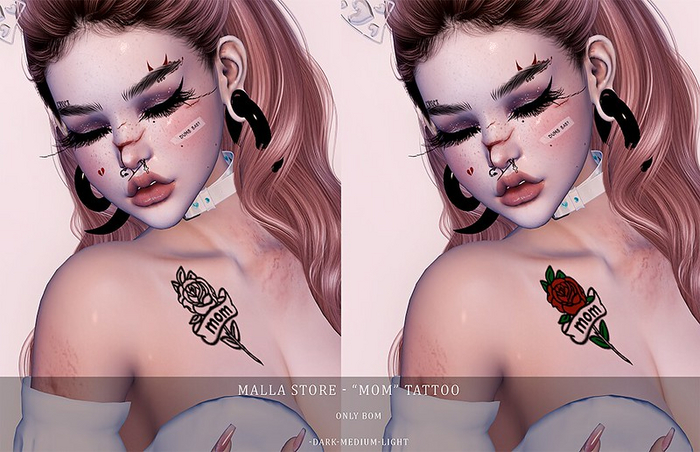 Malla Store - Mom Chest Tattoo