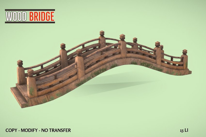 Wood Bridge Realistic