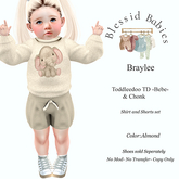 BlessidBabies Braylee Khaki Almond TD BB CHONK (Add)