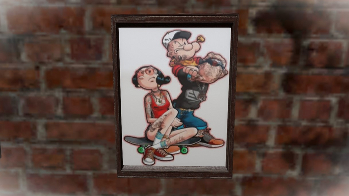 POPEYE AND OLIVIA REBEL - SL POP ART