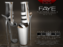 [Renegade] Faye Platform Heels - White