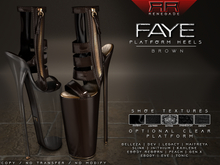 [Renegade] Faye Platform Heels - Brown
