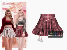 M.Mie / Greta Outfit / Skirt / Wine
