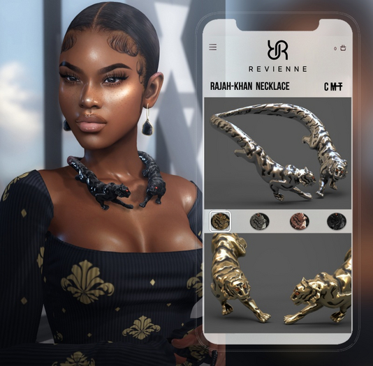 Revienne: The Rajah-Khan Necklace [GOLD]