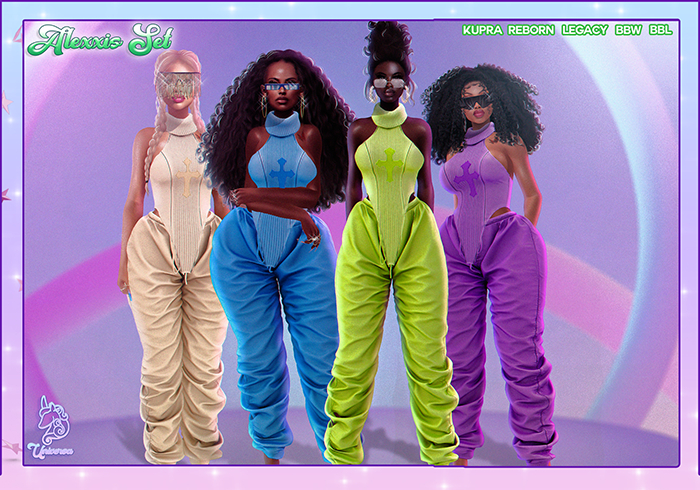 #UNIVERSA - Alexxis Outfit Set MEGAPACK