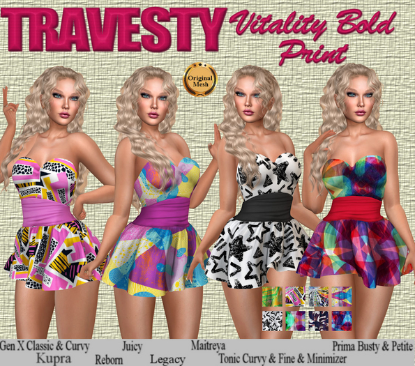 Travesty Vitality Bold Print