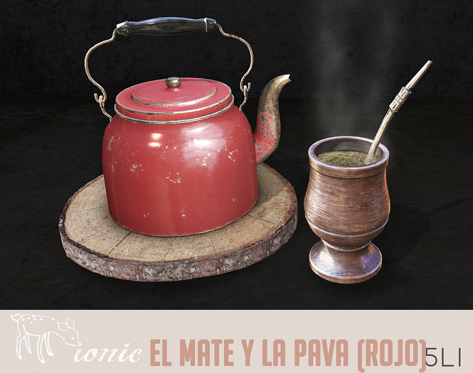 ionic : El mate y la pava (rojo)