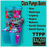 [R39] Clara Pumps Boots- TTPP