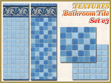 TEXTURES - Bathroom Tile Set v3 (Full perm)