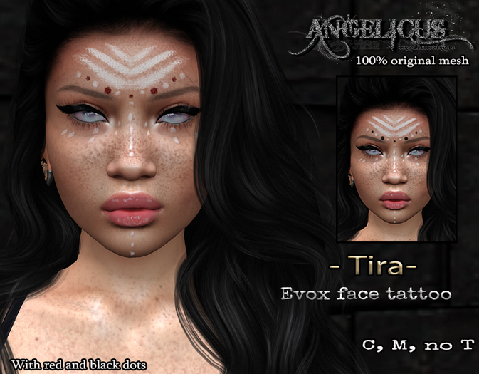 :ANGELICUS: -Tira- Evox Face tattoo 